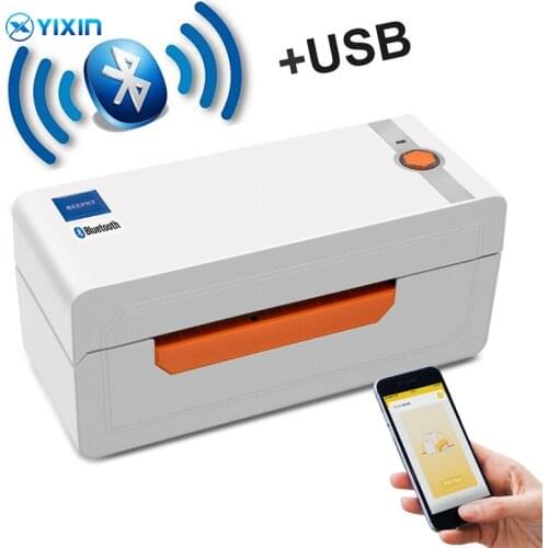 High Speed Thermal Sticker Barcode 4x6 Shipping Label Printer With Bluetooth Or USB for Mac OS Android Windows