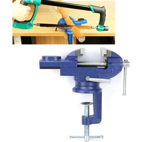 Vice Clamp Mini DIY 360 Degree Rotating Alloy Clamp Vise Equipment uesd for Table Electric Drill