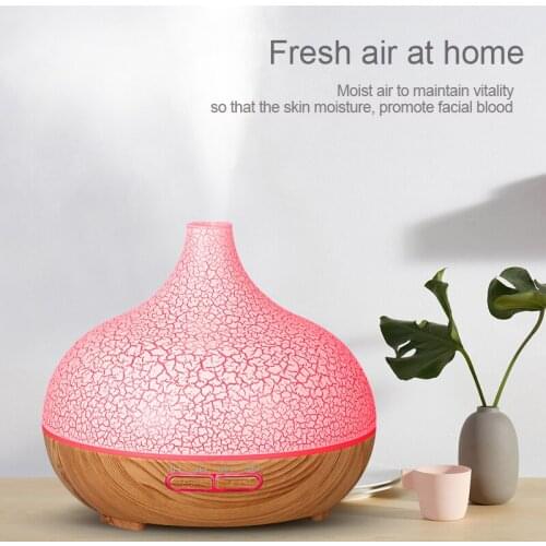 Home Aroma Essential Oil Diffuser 400ML air humidifier ultrasonic for Office Home mist discharge 7 Color Changing LED Light