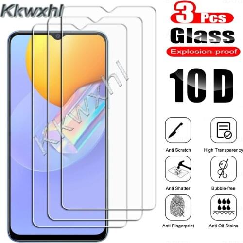 3PCS Tempered Glass For Vivo S7t S9 S9e V21 V21e 4G 5G X60 X60t Y12A Y12s 2021 Y20G Y20a Y31 Protective Screen Protector Film