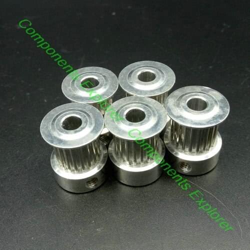 MXL Timing pulley 20 Teeth 5mm Bore,11mm teeth width,5pcs/lot