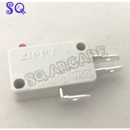 100pcs/lot White ZIPPY Microswitch Micro switch for Arcade Joystick 3 Terminals for Acade Game Machine/Accessories/Parts