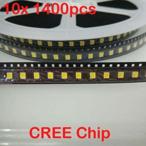 FREE DHL 14K pcs CREE Chip Cool White 3535 SMD LED Chips light