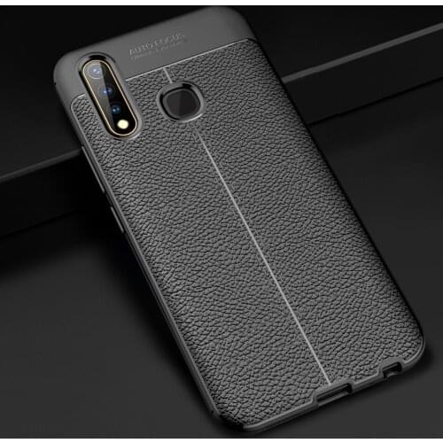 Vivo Y19 Case for Vivo Y19 Litchi Pattern leather Soft TPU Case for Vivo U3 Coque for Vivo Y19 Capa Fundas