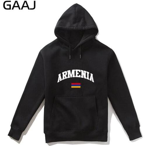 GAAJ Armenia Flag Men Hoodie Women Brand Mens Male Jacket Cotton Sweatshirt Felpe Fleece Man Homme #77UO3