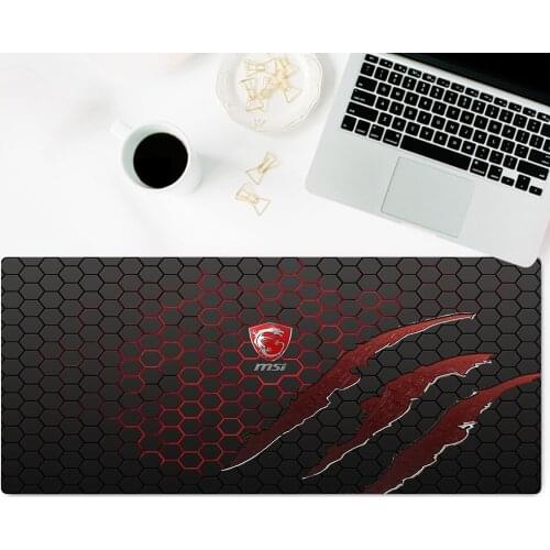 MSI Red Dragon Office Mice Gamer Mouse Pad Large 90x40cm Computer Laptop Notebook Desk Mat For CSGO Gaming Accessories Mousepad