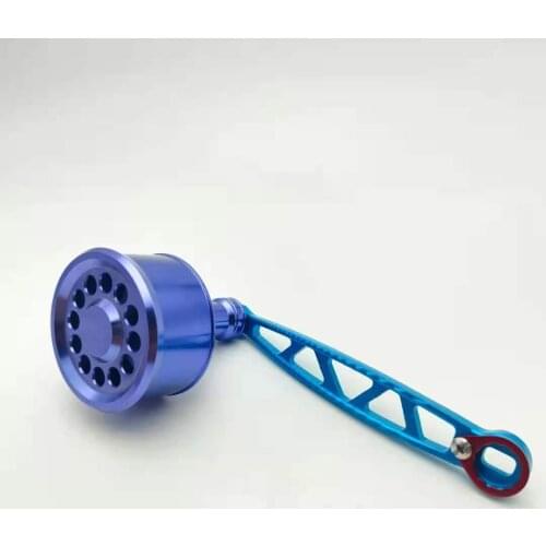 LinMoFish New 110mm all-metal rocker barrel single handle, daiwa\Shimano handle modified, 45mm pill grip