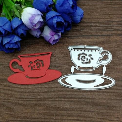 Teapot Teacup Metal Cutting Dies Stencils for DIY Scrapbooking/photo album Decorative Embossing DIY Paper Cards