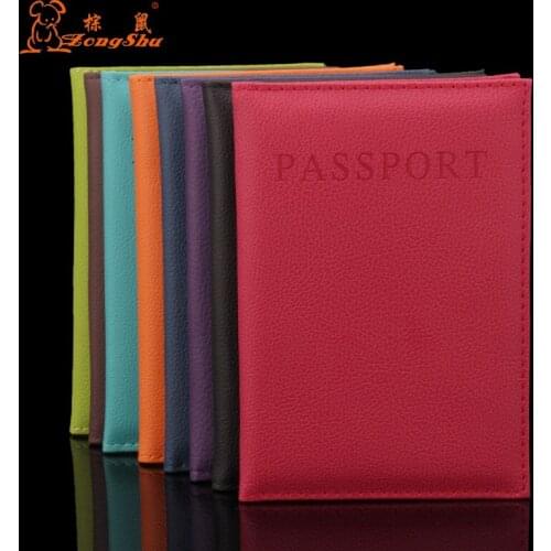 Multifunction passport holder PU leather passport cover passport case with Zipper Passport Wallet (Customization available)
