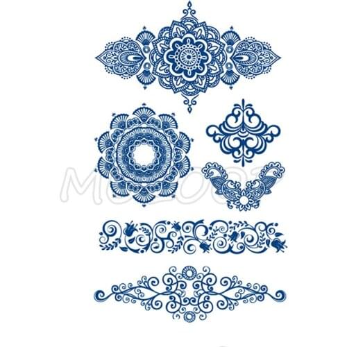 Juice Tattoo Sticker Datura Hana Flowers Waterproof Temporary Makeup Fake Tatoo for Women Men Lasting To 5 -15 Days