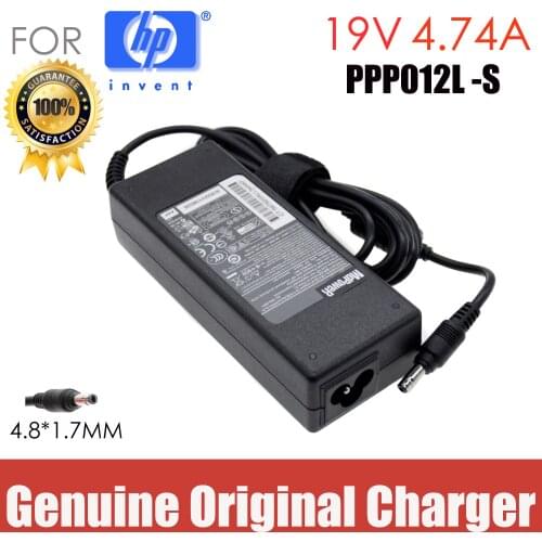 Original 19V 4.74A 90W 4.8x1.7mm Ac adapter laptop charger For HP CQ321 CQ511 CQ541 DV2000 dv2400 dv2500 dv2600 DV2700 dv2805TX