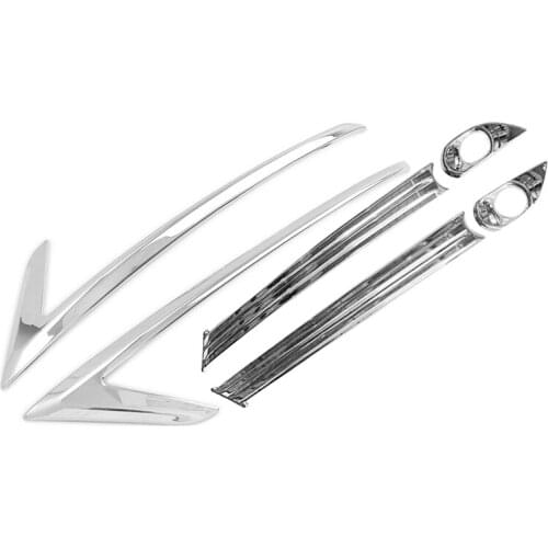 Front + Rear Fog Light Cover for Mazda CX5 KF 2017 2018 2019 2020 CX-5 Bumper Reflector Foglamp Strips Accessories