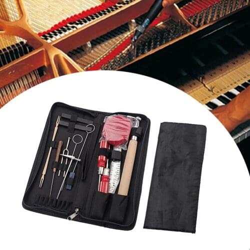 Professional Piano Tuning Kit Tuner Tools Set Piano Tuning Tool Handle Fixed Tuning Wrench With Bag