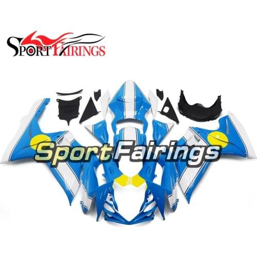 Blue White Full Fairings for GSXR600 GSXR750 K11 12 13 14 15 16 2011 - 2016 Suzuki Sportbike Plastic Injection Body Kit Covers