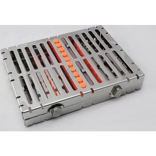 Dental Sterilization Cassette Rack Surgical Instruments Holder Tray Stand Autoclavebale Detachable Box