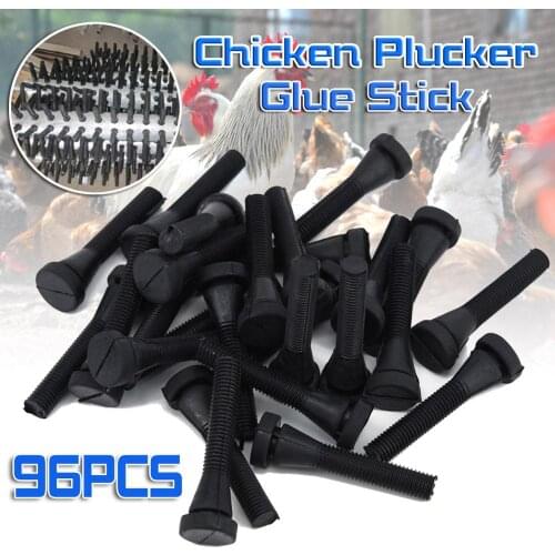 96Pcs Chicken Plucker Picker Poultry Fingers Duck Goose Hen Heavy Duty Plucking billy fingers бильные пальцы
