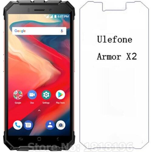 Tempered Glass For Ulefone Armor X2 Screen Protector Anti-scratch 9H Ultra-thin Front Glass Ulefone Armor X2 2GB 16GB Case Glass