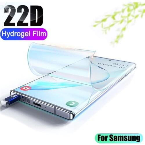 Protective Hydrogel Film for Samsung Note 10 Plus Lite Screen Protector for Samsung S20 Ultra S10 5G Plus (Not Glass) Film
