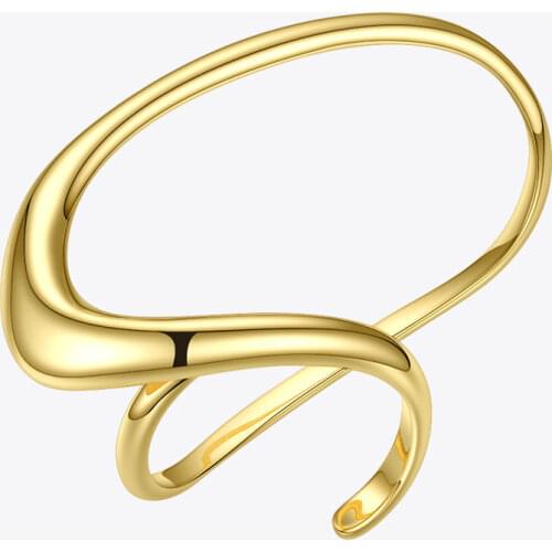 ENFASHION Irregular Creative Ring Female Gold Color Finger Rings For Women Minimalist Fashion Jewelry Gifts Dropshippping R4033