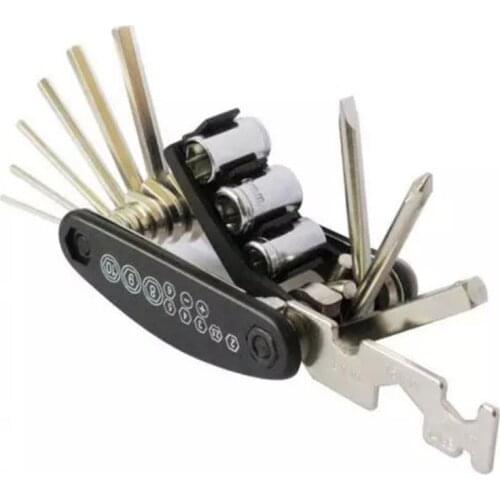 15 In 1 Multi-function Bicycle Repair Tools Set MTB Screwdriver Hex Spoke Wrench Tool Professional Bicycle Maintenance