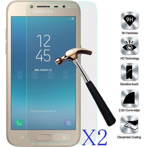 2psc/lot Ultra Thin Tempered Glass Screen Protector Front Films For Samsung Galaxy J2 Pro 2018 J250F / J2 2018 / Grand Prime Pro
