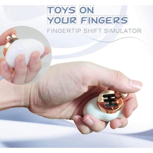Anti Stress Fingertip Decompression Toy Shift Simulator Gear Mini Kids Driving Education Toys Student Toys Automobile Accessory