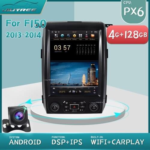 2 din Android Car radio stereo for For Ford F150 2013 2014 Tesla style Car multimedia player Autoradio tape recorder with Carpla