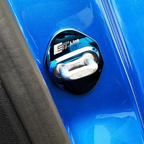 Car door bowl decorated patch interior Handle Protector Cover sticker for Ford Focus 2019 2020 accessories carstyling