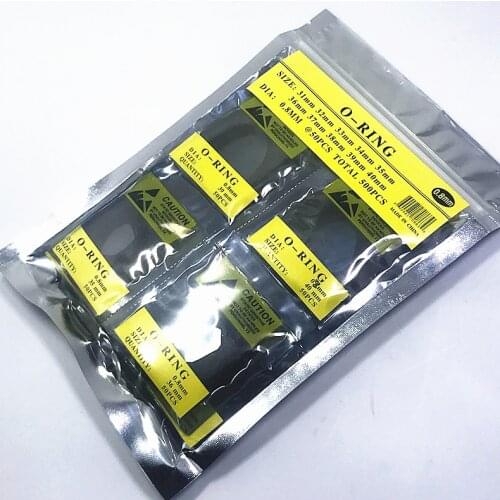 Free Shipping 500pcs 0.8mm 31mm-40mm O Ring Rubber Seal Washers Waterproof Round Watch Gaskets