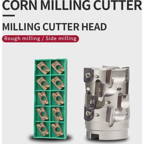 D50 AP16/D63AP16 Corn Milling Cutter 12P-16P 4T Milling Tool Holder 10 APMT1604 Carbide CNC Inserts