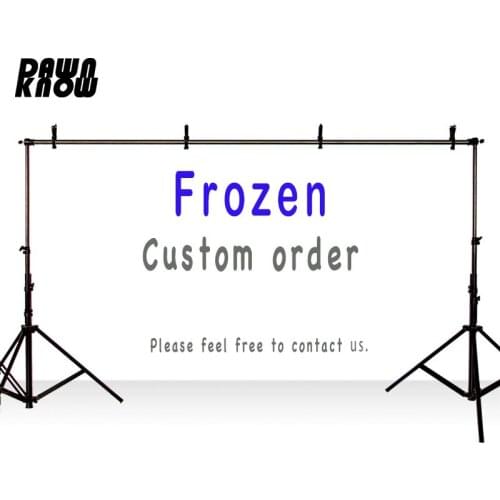 DAWNKNOW Custom Cartoon Elsa Anna Photography Background Backdrop Princess Tapestry Party Planning Children Photo Studio Props