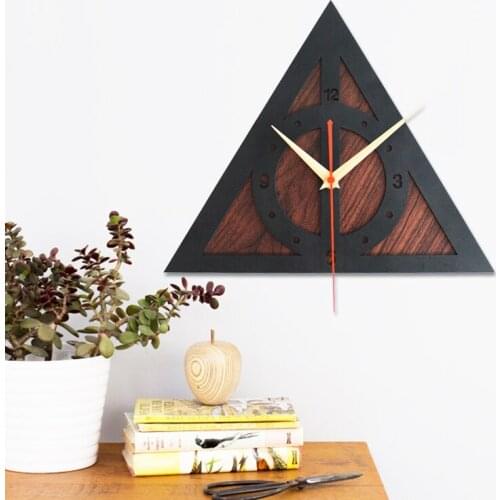Geometric Creative Wall Clock Vintage Living Room Bedroom Shabby Chic Hanging Wall Watch Pole Pendule Mural Kitchen Decor ZB6WC