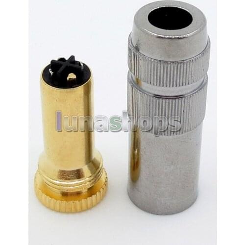 LN005679 DIY 4.4mm Balanced Female Headphone Earphone Adapter For Sony PHA-2A TA-ZH1ES NW-WM1Z NW-WM1A AMP Player