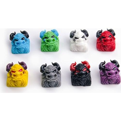 Handmade Customized OEM R4 Profile Resin DIY Artisan Tauren Keycap Keyboard Mechanical Keyboard