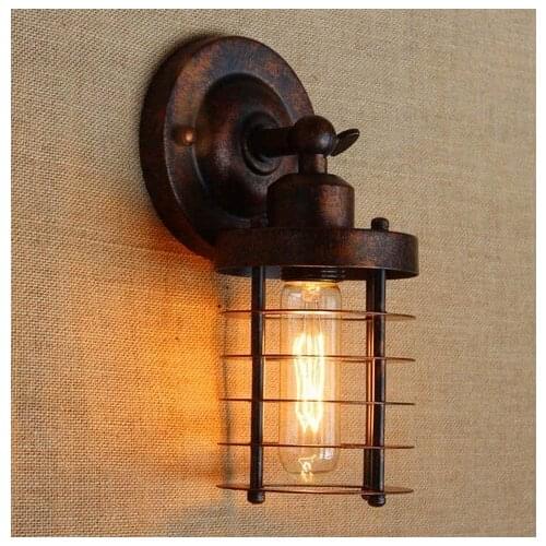 Loft Style Edison Wall Sconce Vintage LED Wall Lamp For Home Antique Industrial Wall Light Iron Decor Indoor Lighting Luminaire