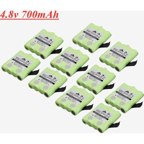 4.8V NI-MH Battery For Uniden Radio BP-38 BP-40 BT-1013 4.8V 700mAh Battery For MOTOROLA TLKR T4 T6 T8 Cordless Series Model