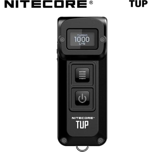 NITECORE TUP USB Rechargeable MINI Flashlight CREE XP-L HD V6 max 1000 LM beam distance 180M Revolutionary Intelligent EDC Torch