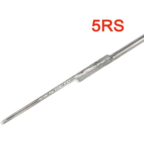 50X 5RS Disposable Tattoo Machine Sterilized Tattoo Needles for Gun Supplies