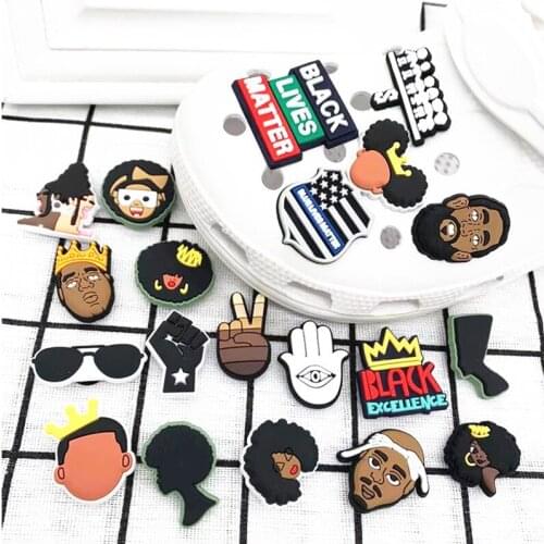 Original PVC Basketball Star Shoe Buckle Accessories Player Shoe Decoration for Crock Charms Designer Kids Gift