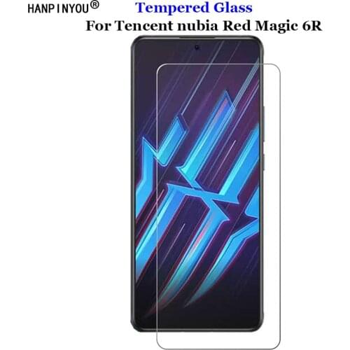 For Tencent nubia Red Magic 6R 6.67" Clear Tempered Glass 9H 2.5D Premium Screen Protector Protection Film