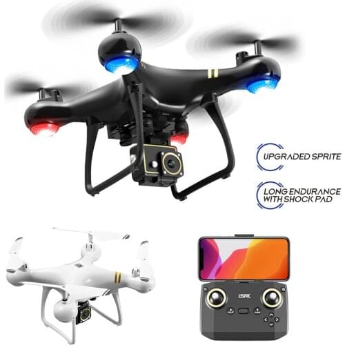 Rc Quadcopter 4k Dual-Camera WiFi FPV Drones Altitude-Maintained Headless Mode One-Button Take-Off And Landing Rc Helicopters