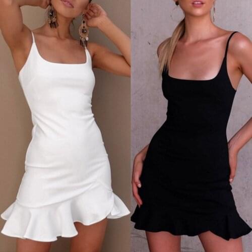 Sexy Dress Women Dress Red Off Shoulder Ruffle Dress Sexy Dresses Party Night Club Dress 2021 Sex White Dress