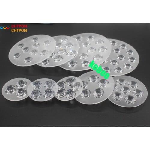 LED Conjoined Lens Spot Lamp Chip Lenses 3W 5W 7W 9W 12W 15W 18W High Power 1W Lumen Flat Transparent Twin Lens