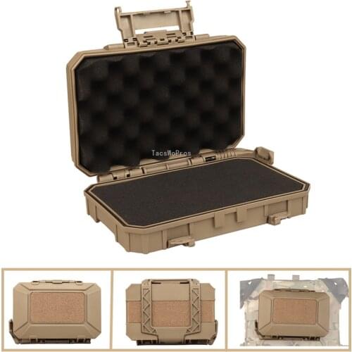 Tactical Storage Box Waterproof Outdoor Hunting Shooting Guns Accessories Suitcase Hard Shell Molle Military Airsoft Toolbox