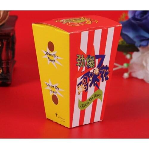 UV Resistant CMYK printing Disposable biodegradable competitive price snack frozen food delivery packaging box ---DH10352