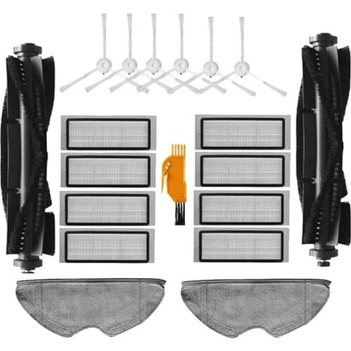Main Brush Side Brushes Hepa Filter Mop Cloth for 360 S5 / S7 Robot Robotic Vacuum Cleaner Sweeper Replacements Parts