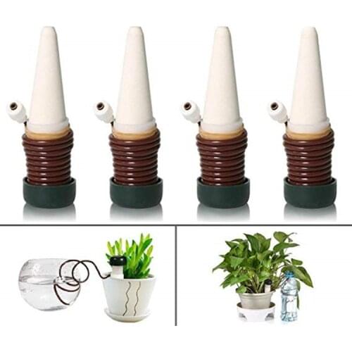 10.5cm Automatic Watering Device Vacation Plant Waterer Drip and Micro Irrigation Soil Water Seeker Household Flower Pot Waterer