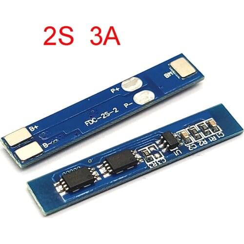 2S 3A Li-ion Lithium Battery 7.4v 8.4V 18650 Charger Protection Board bms pcm for li-ion lipo battery cell pack