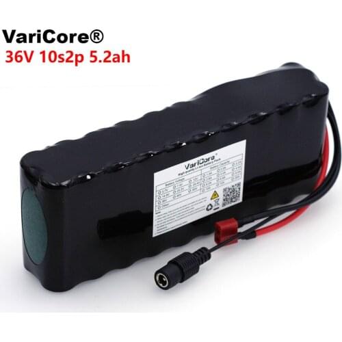 VariCore 36V 5.2Ah 10S2P 5200mAh 18650 Rechargeable battery pack BMS modified Bicycles,electric vehicle 42V Protection PCB