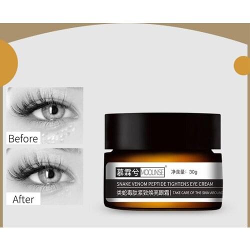 Snake Eye Cream Dark Circle Eyes Bags Anti-Aging Anti-Puffiness Moisturizing Eye Mask Fat Granule Eye Care Essential Cream